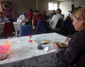 Comedor comunitario en San Ildefonso Tultepec