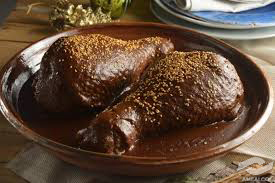 Plato de Mole con pollo